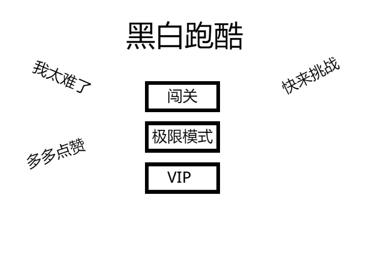 scratch作品 黑白跑酷1.0.1