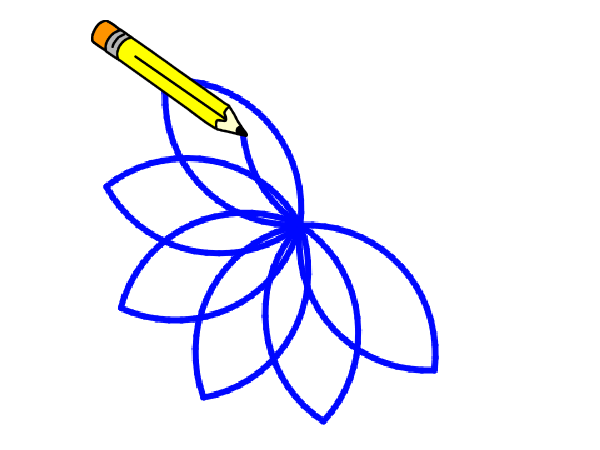 Scratch作品 绘花器（可以绘制超美丽的花朵）！